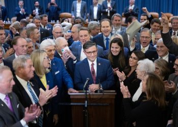 Shouting down an election-denial question embodies the Republicans’ problem