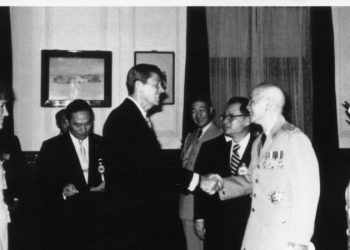 Taiwan president on Reagan’s support during visit with US delegation: Shared values of ‘freedom and democracy’