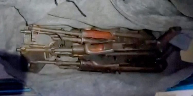 WATCH: Israel finds weapons, military equipment used by Hamas in key Gaza hospital after raid, IDF says