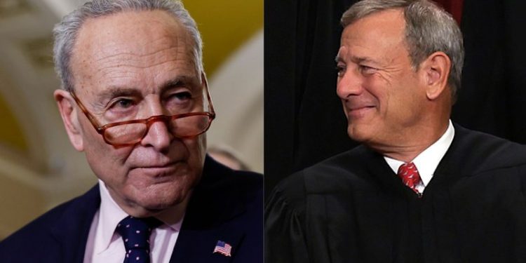 Schumer blasts Supreme Court’s new ethics code for one ‘glaring omission’