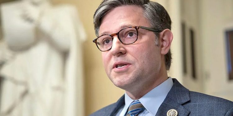 Speaker Johnson hits back at House GOP critics in closed-door meeting