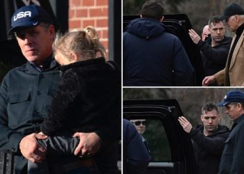 Hunter goes shopping with Joe Biden days after defying congressional subpoena