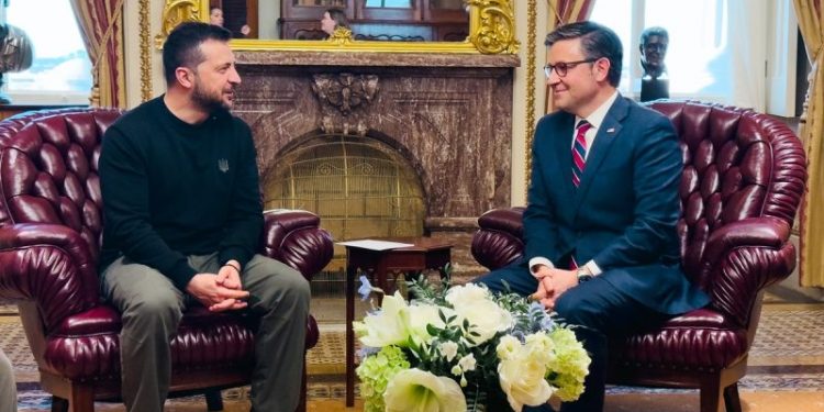 Johnson digs heels in on border security after meeting with Zelenskyy about Ukraine aid