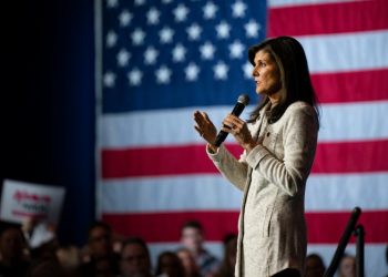 Haley presses on against Trump on the trail. Her fight is a lonely one.