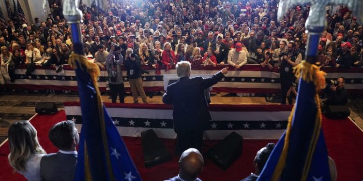 Colorado voters press Supreme Court to bar Trump from return to office