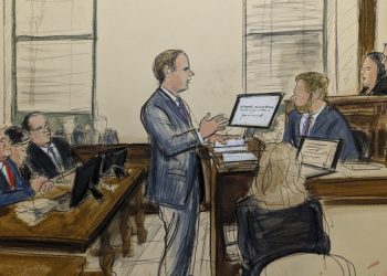 Trump assails his fraud trial in courtroom speech as case winds down