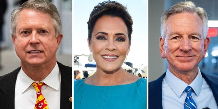 Sens. Tuberville and Marshall endorse Trump-backed Arizona Republican Kari Lake for Senate
