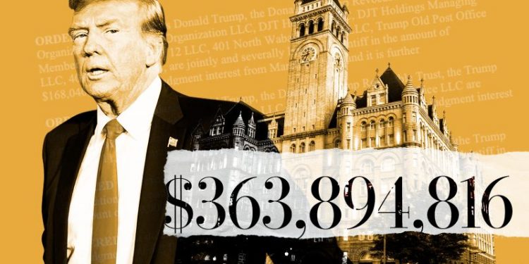 How Justice Engoron’s numbers add up for Trump’s penalty in the N.Y. fraud trial