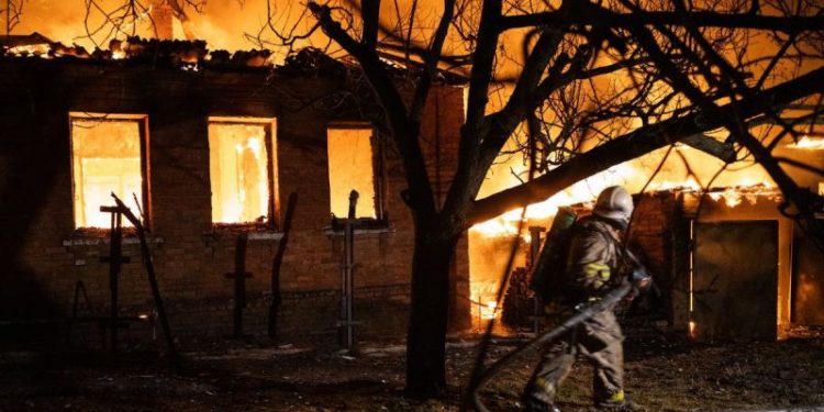 Three children among seven dead in Russian drone attack on Ukrainian gas station