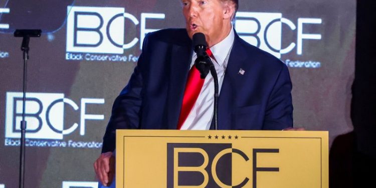 Trump says he’s long worked ‘hand in hand’ with Black people. Let’s review.