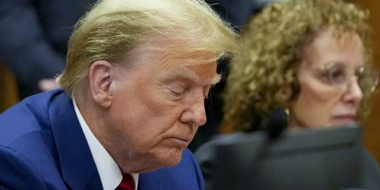 N.Y. judge sets firm April 15 trial date in Trump’s historic hush money case