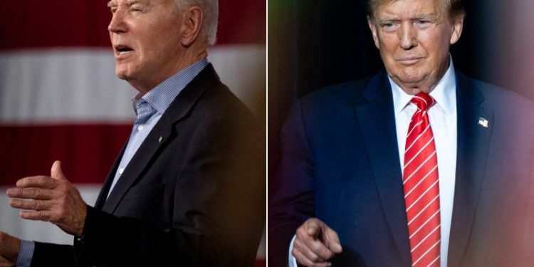 Biden and Trump, in dueling rallies, go on the attack in Georgia