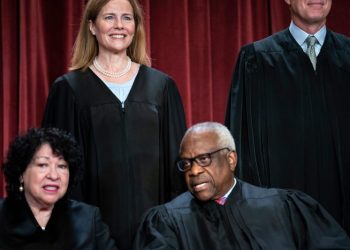 A conspicuous line on Trump from the Supreme Court’s left flank