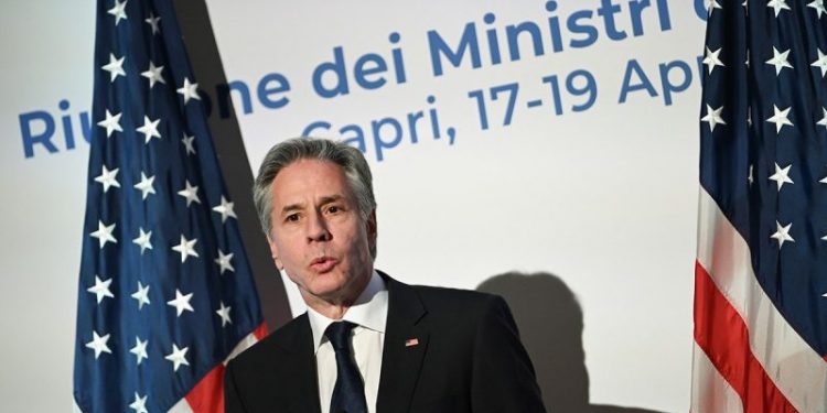 Blinken returns to China with warning over Russian military aid