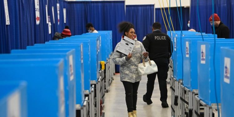 The partisan gap in U.S. politics continues to center heavily on age