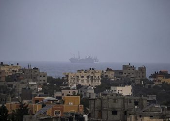 U.S. military anchors floating pier to Gaza, set to begin aid effort