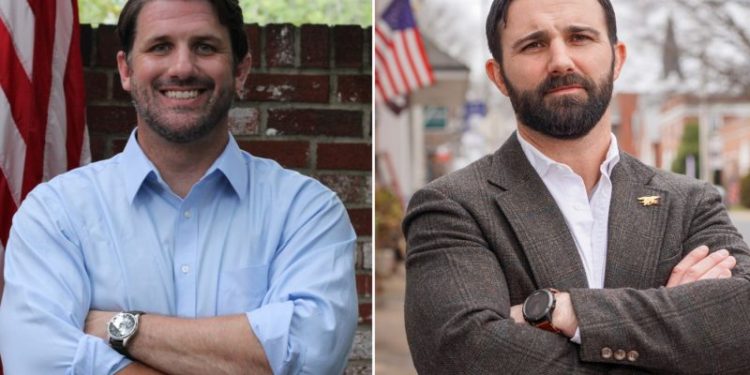 Backed by rival GOP factions, vets in Va. primary look similar on paper