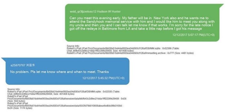 New text message allegedly reveals Hunter Biden proposed meeting for dad, uncle and Chinese exec in NYC