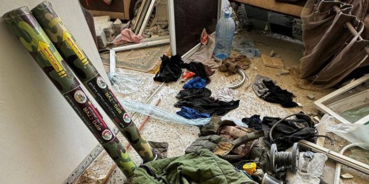 IDF troops raid Hamas compound, seize weapons cache from hidden tunnel in Rafah