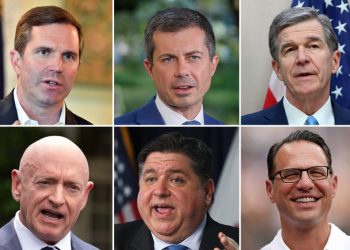 Vice-presidential wannabes parade for the cameras, and Harris campaign