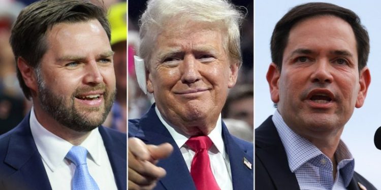 VP finalist Marco Rubio arrives at RNC with praise for Trump following selection of JD Vance as running mate