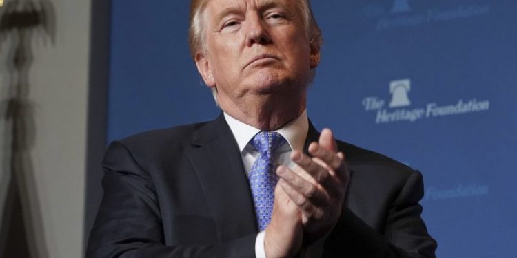 Trump to speak at Heritage-sponsored event after disavowing Project 2025