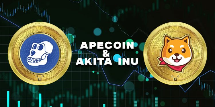 ApeCoin and Akita Inu: ApeCoin in bullish consolidation