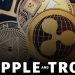 Ripple and Tron: Tron descends to a new August low