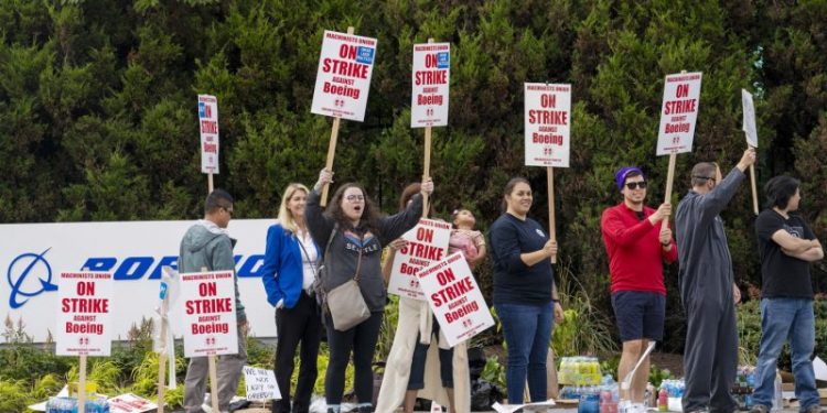 Boeing freezes hiring in sweeping cost cuts as it grapples with factory worker strike