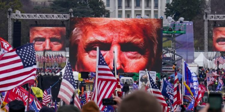 With one exaggerated anecdote, Trump kneecaps his Jan. 6 defense