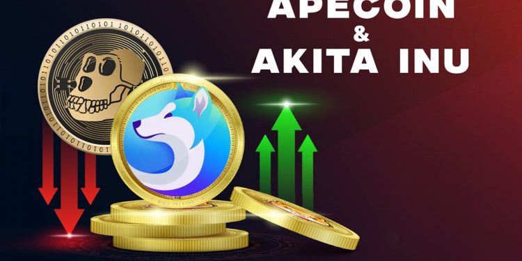 ApeCoin and Akita Inu: Akita Inu records a new weekly low