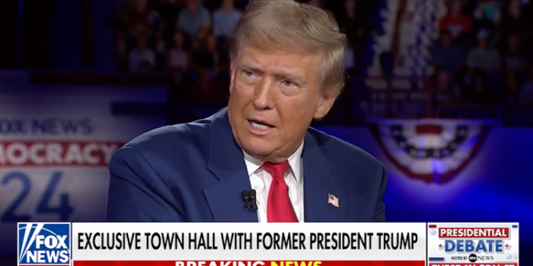Trump touts foreign policy chops at Fox News town hall: ‘I was the toughest on Russia’