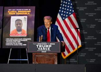 Trump’s outrageously false claim of 13,000 migrant murderers ‘on the loose’