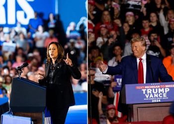 Harris and Trump take divergent paths in a tied race