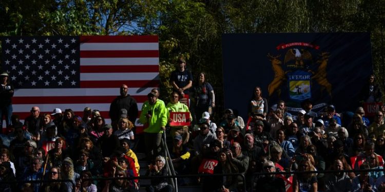 Harris and Trump fight for an edge with working-class voters in Michigan