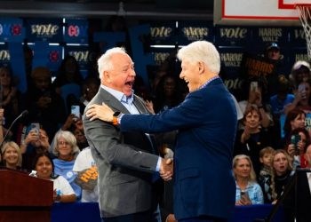 After low profile, Bill Clinton steps back on stage as surrogate for Harris