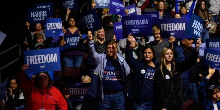 Democratic support has flipped from anti-Trump to pro-Harris