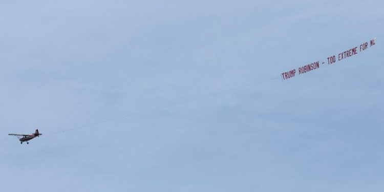 Democrats to fly pro-Harris messages over NFL games