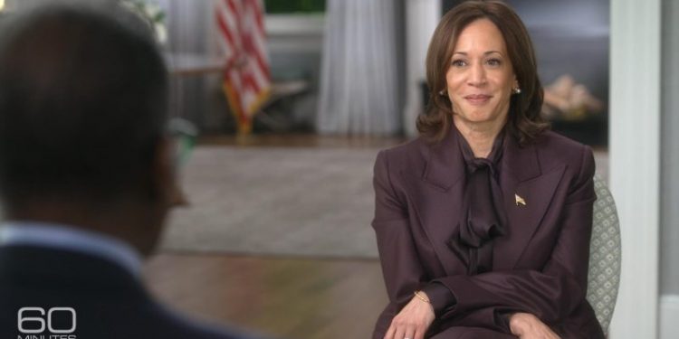 Trump calls for CBS to lose broadcasting rights over Harris interview