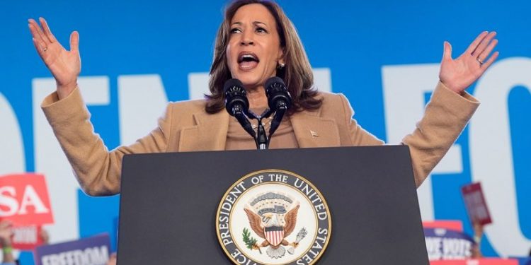 Debt-ridden Harris campaign spent $2.6 million on private flights for staff in October: FEC documents