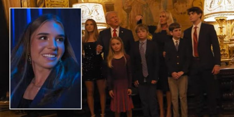 Trump’s granddaughter Kai shares vlog of family celebration on election night: ‘Extremely proud’