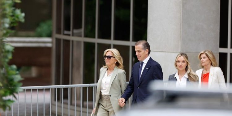 ‘Of course I support the pardon of my son,’ Jill Biden tells reporter