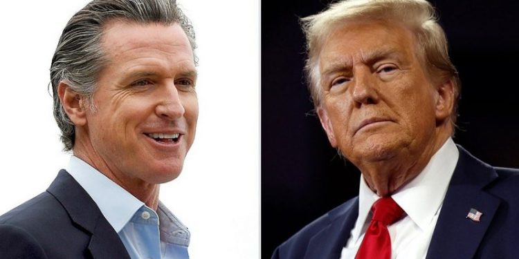 Newsom rails against Trump’s 25% tariff plan during southern border visit: ‘It’s a betrayal’
