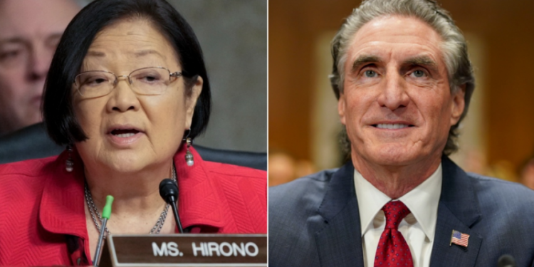 Hirono ripped for ‘deranged’ opening confirmation hearing question to Burgum: ‘This lady has issues’