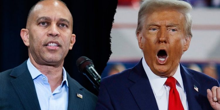 Trump White House demands apology after Jeffries calls for Dems to fight president’s agenda ‘in the streets’
