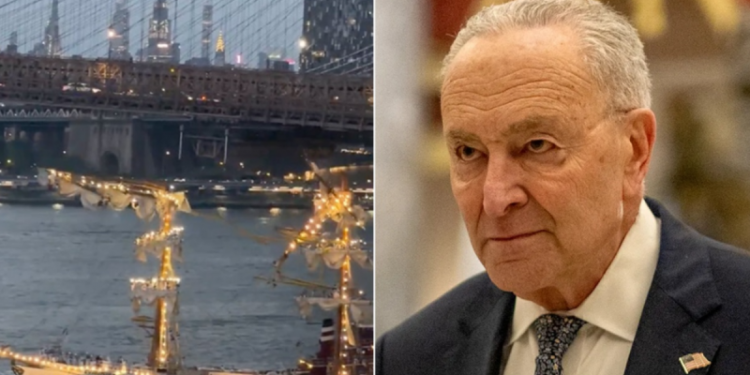 Schumer ripped for placing blame on Trump, DOGE for deadly Mexican Navy crash in NYC: ‘He is an idiot’